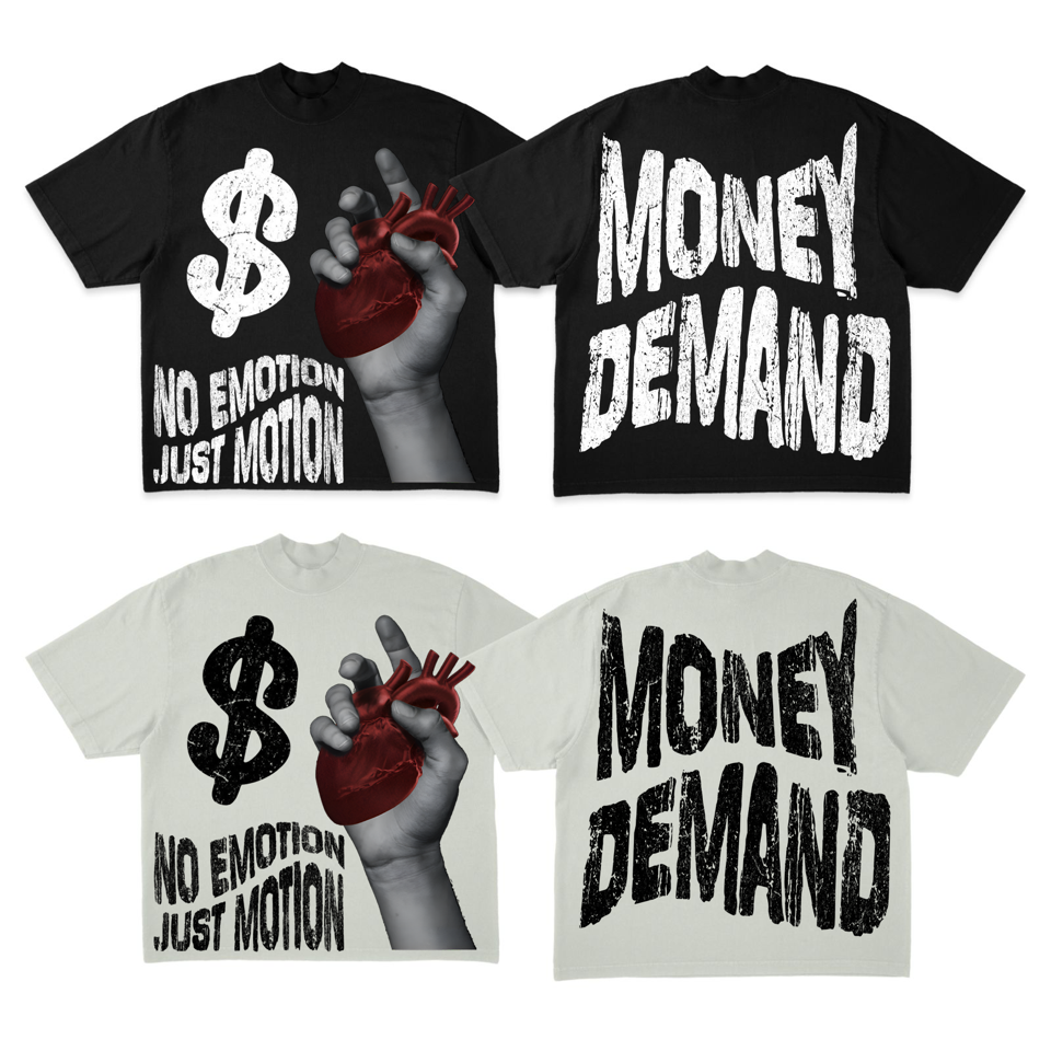 JUST MOTION (BLACK TEE)
